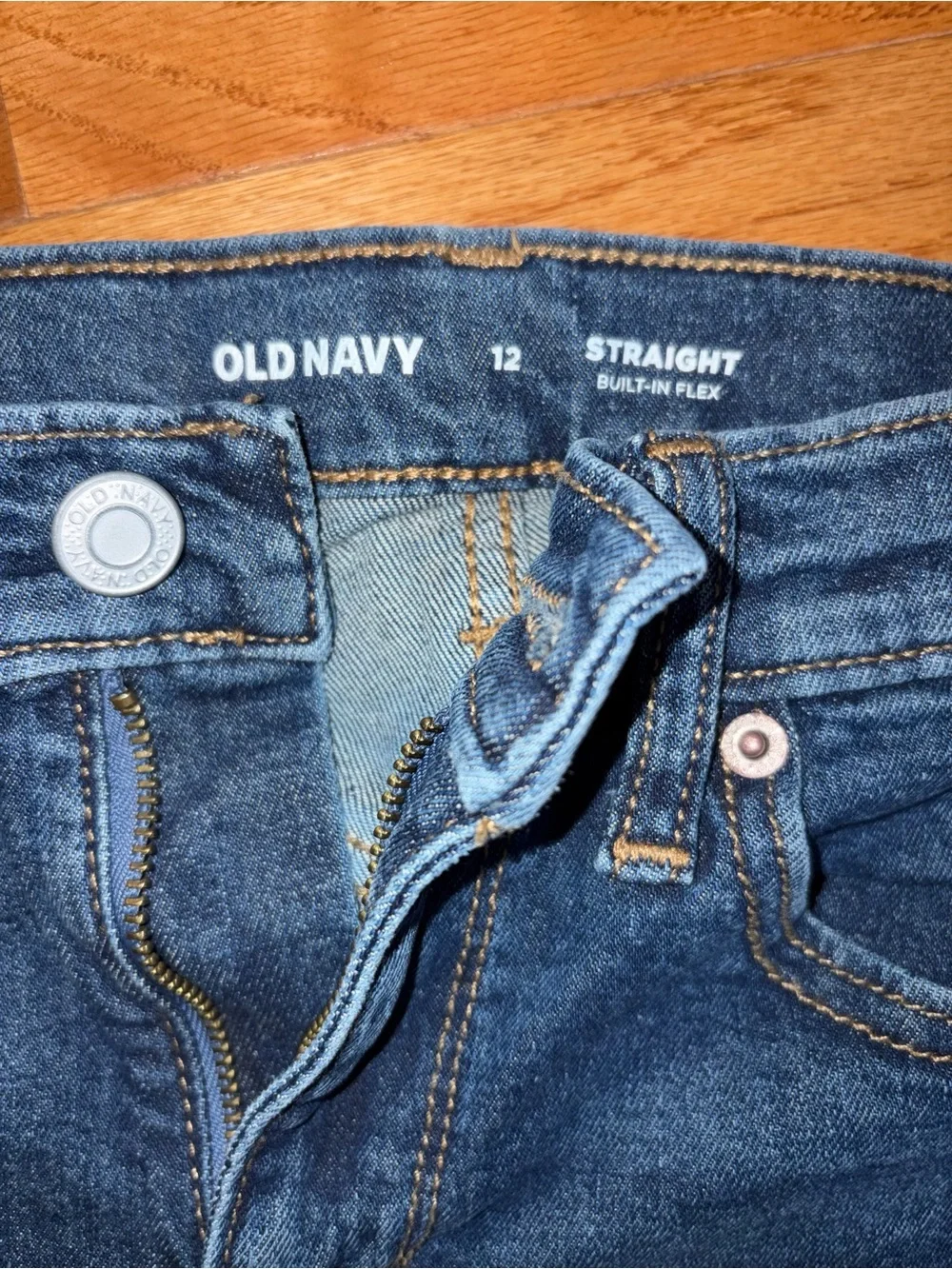 Boy’s Dark Blue Straight-Leg Jeans